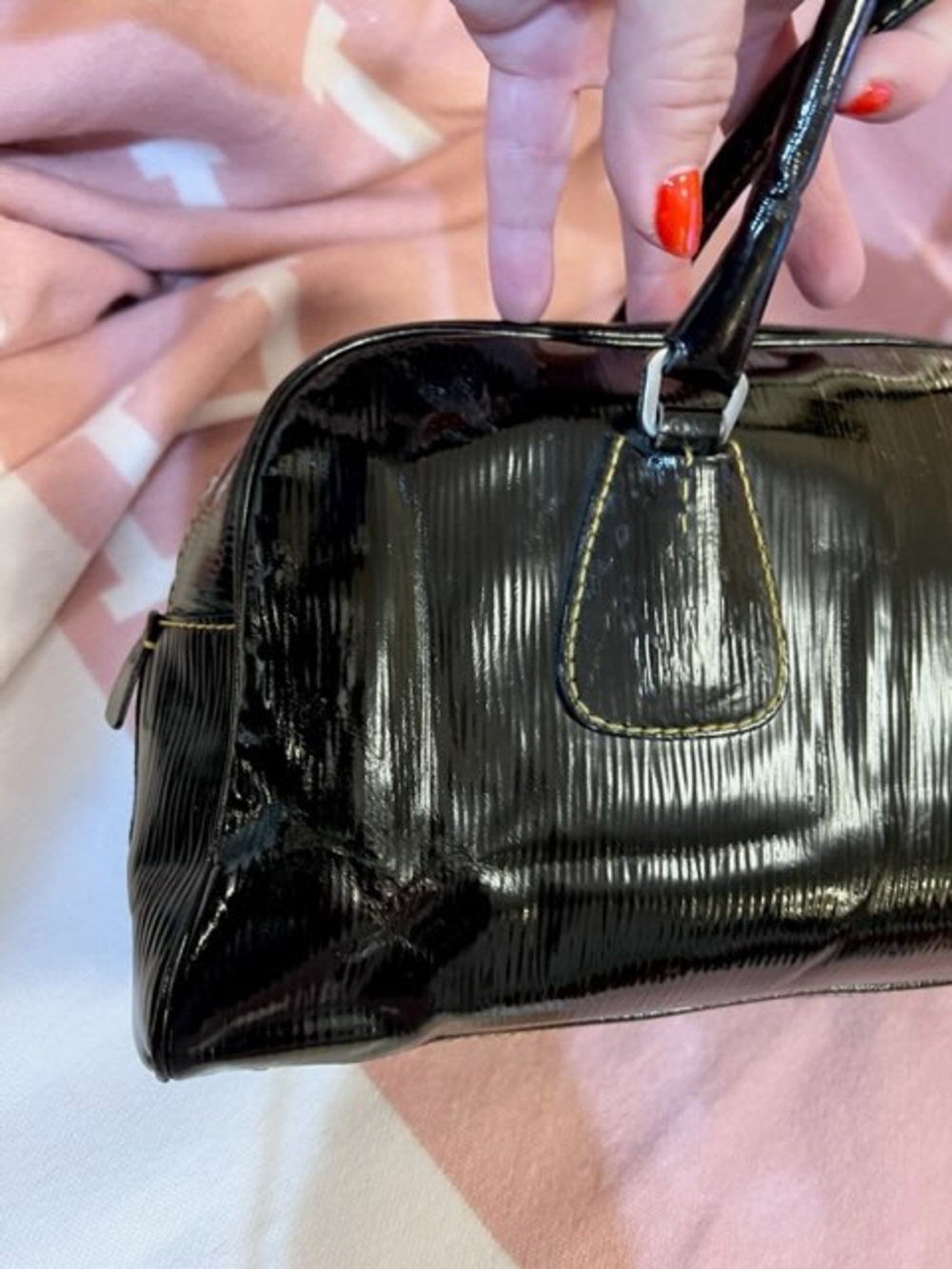 Prada⭐️Venice Black Patent Leather Bowler Bag! Offers are always welcome! - Picture 13 of 16